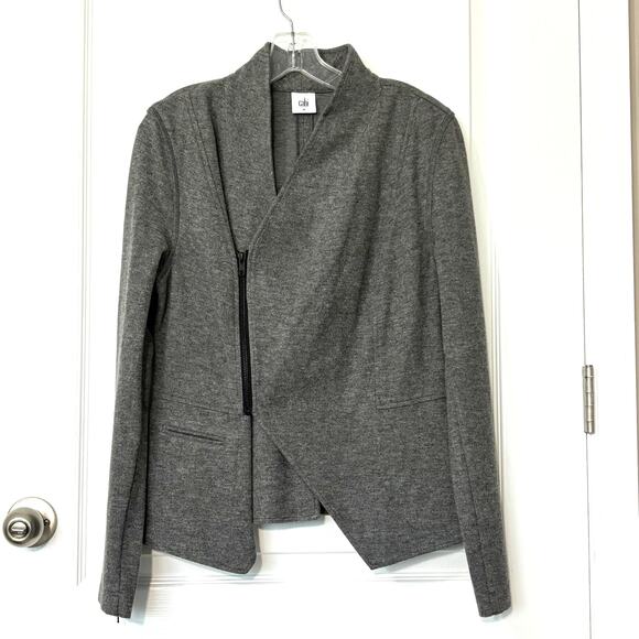 CAbi Gray Asymmetrical Jacket - Picture 13 of 13